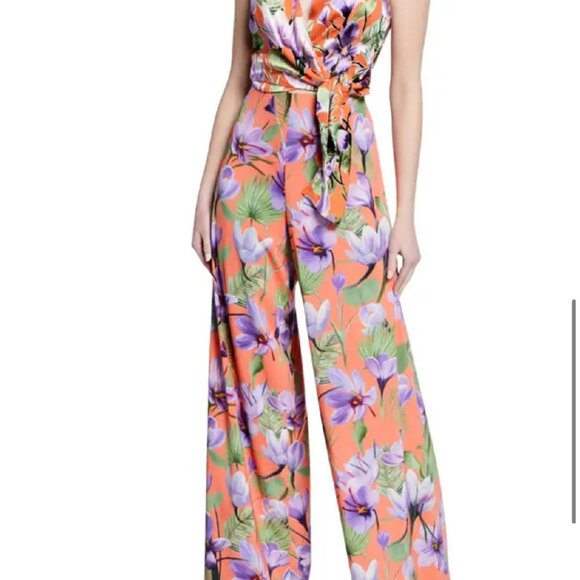 Alice + Olivia Athena Wide Leg Pant High Rise (SIZE 0) - Picture 7 of 10